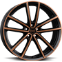 Borbet W black copper polished matt